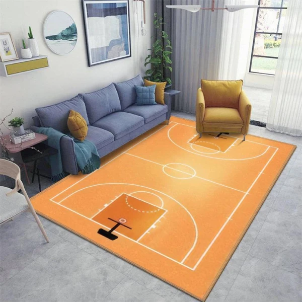 فرشی به زیبایی یک زمین‌بازی بسکتبال