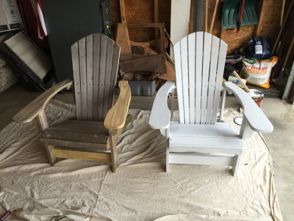 بازسازی یک صندلی دست‌دوم با کمک رنگ
