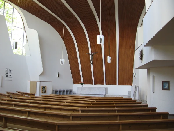 کلیسای Holy Ghost در ولفسبورگ ساخته شده توسط آلوار آلتو