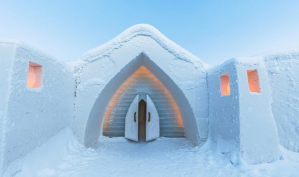 هتل برفی قطب شمال در فنلاند