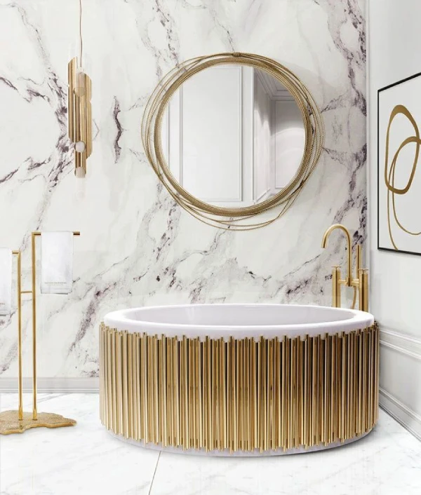 حمام طلایی در طراحی داخلی 2020