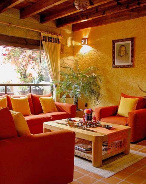 ترکیب رنگ‌های مشابه در فضای داخلی خانه
