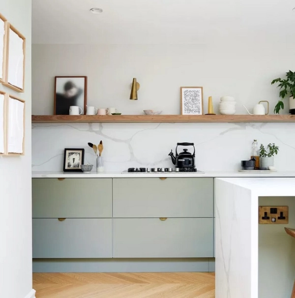 کابینت‌های رنگی برای آشپزخانه‌های شاد