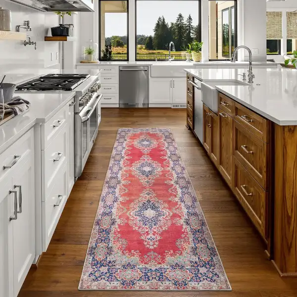 فرش قرمز برای آشپزخانه و چند نکته ساده