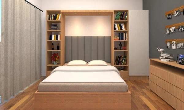 کتابخانه برای اتاق ‌خواب