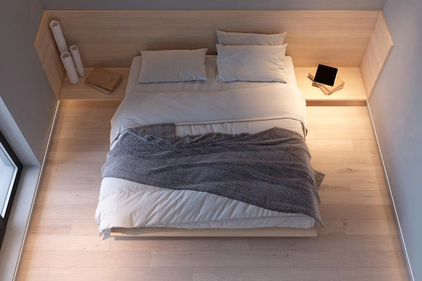 ایده‌های نورپردازی مینیمال اتاق‌خواب