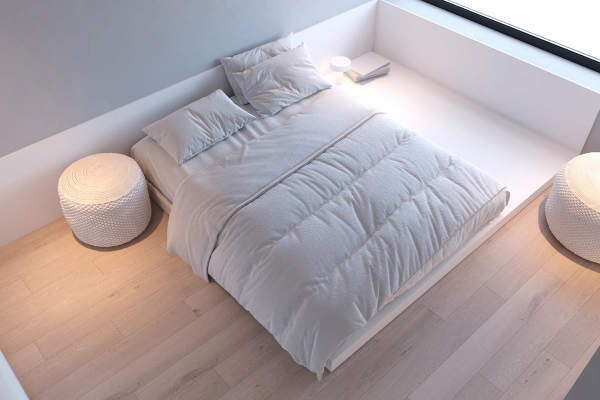 ایده‌های نورپردازی مینیمال اتاق‌خواب